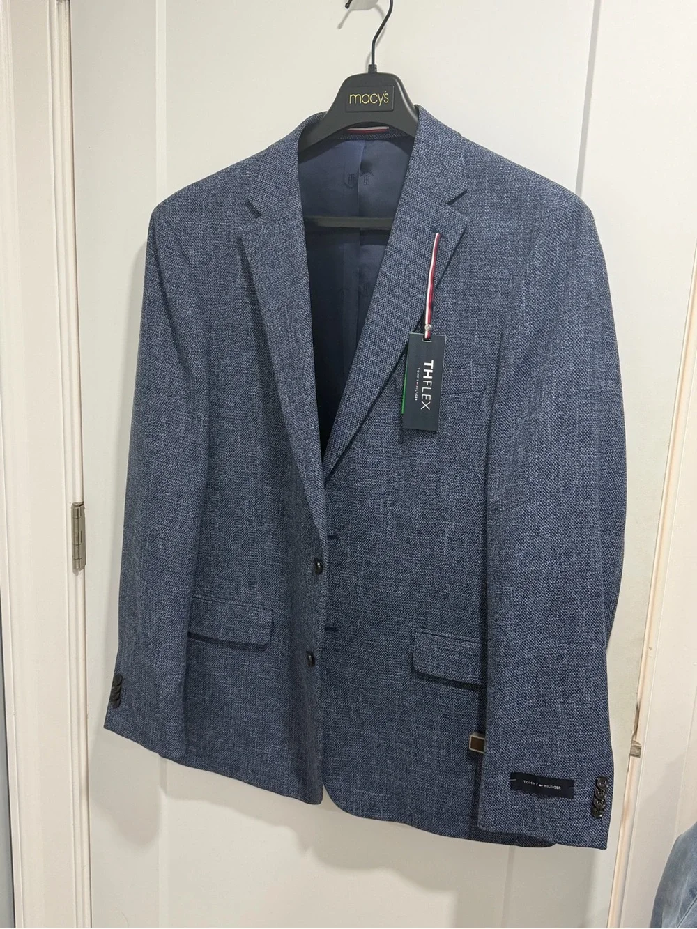 THE FLEXX Men's Textured Navy Sport Coat